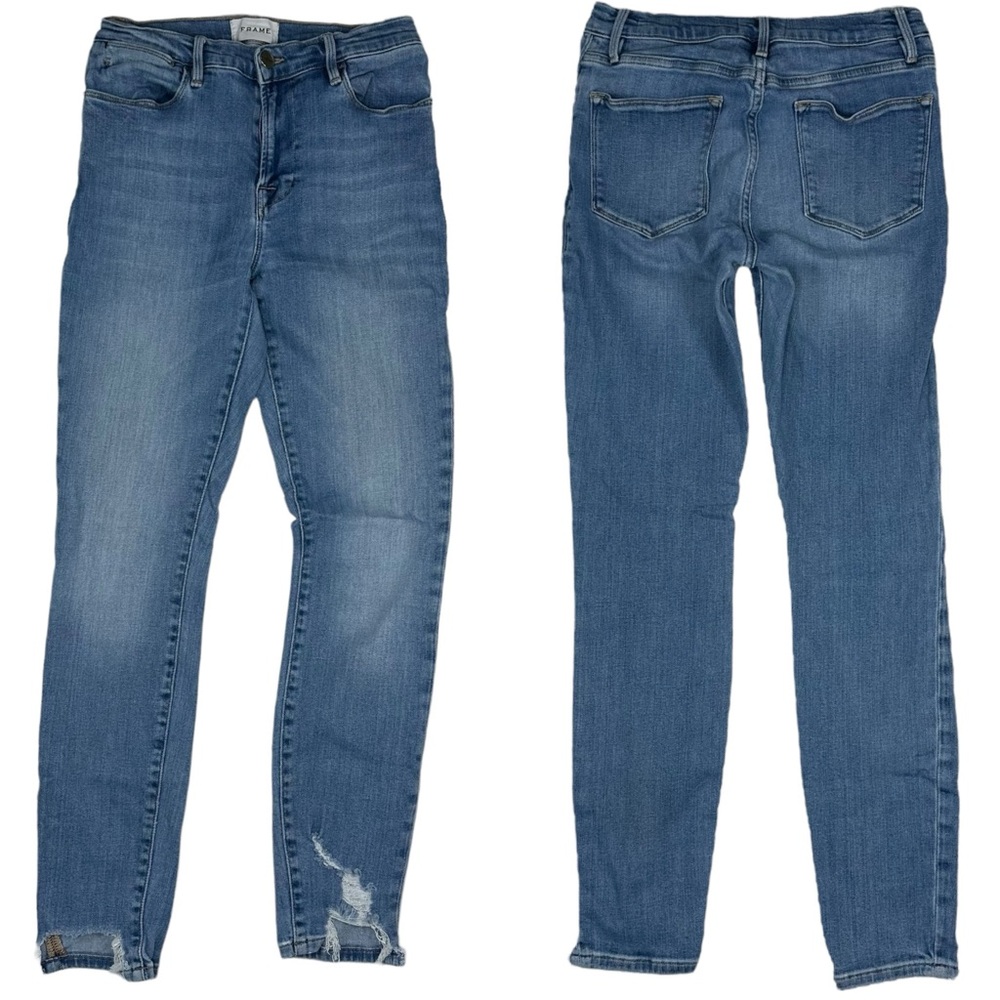 Frame Denim Le High Skinny 28” Style LHSK793 Sonoma‎ Chew Size 27